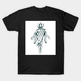 Jesus Christ Resurrection drawing T-Shirt